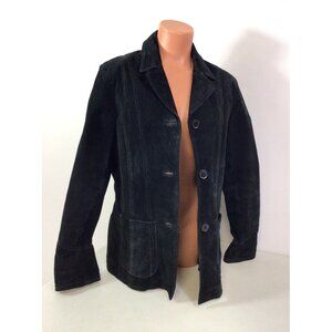 Lady Hathaway Suede Leather Jacket Womens Medium